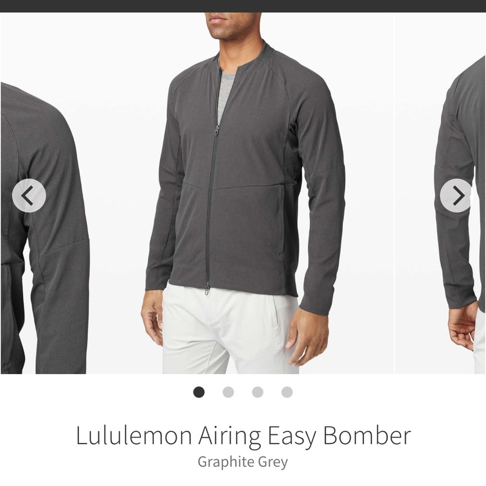 Lululemon Airing Easy Bomber
Graphite Grey